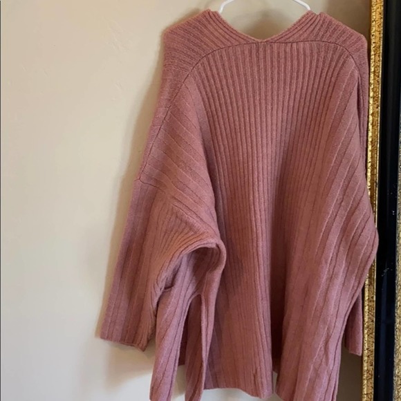 NWOT‎ TOPSHOP pink chunky knit cardigan - Picture 4 of 4